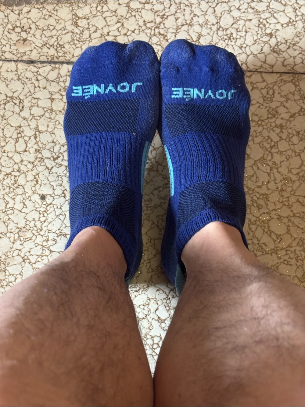 Men's Low-Cut Athletic Socks in Navy Blue